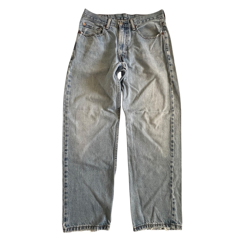 LL Bean Favorite Fit Relaxed Leg Crop Jeans Y2K Womens 14 Light Wash Blue Denim‎